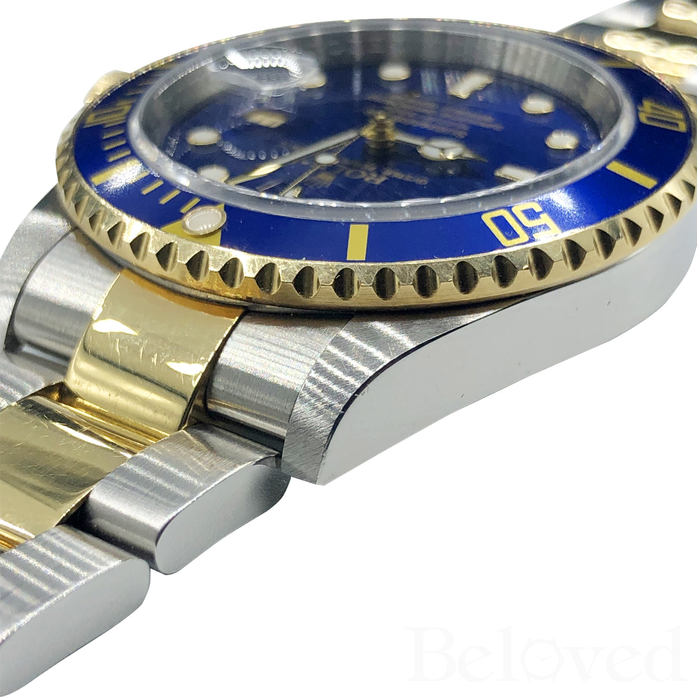 Rolex Submariner 16613 Inner Bezel Engraving Image 9