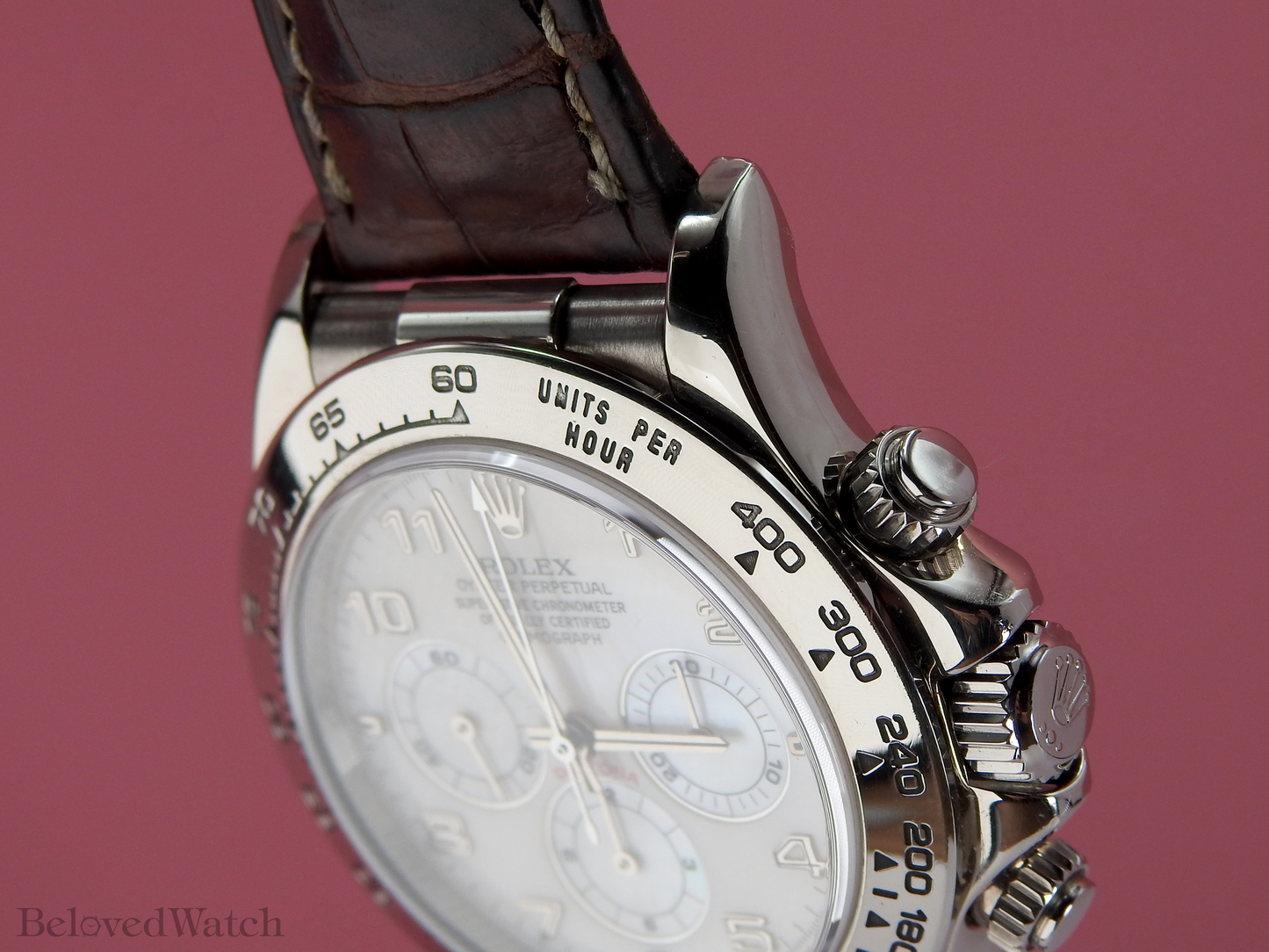 Rolex Daytona 16519 Rose Mother of Pearl Dial Complete Set