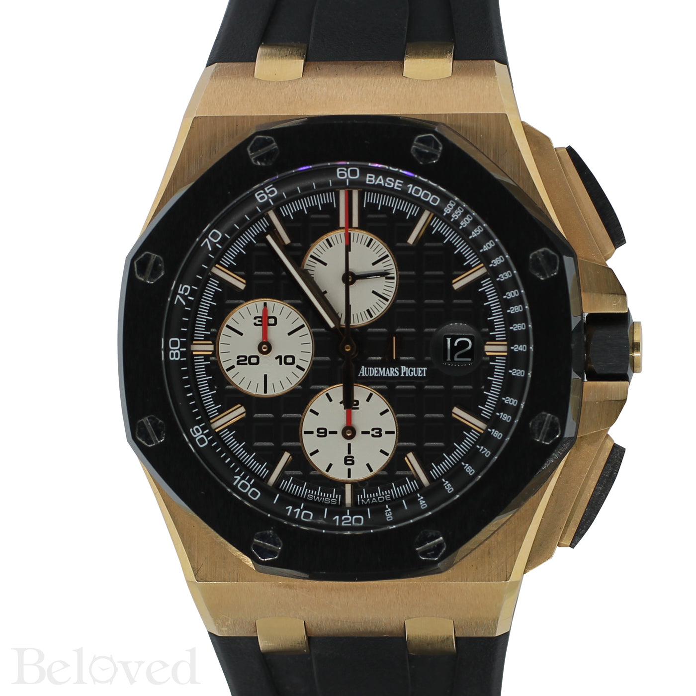 Audemars Piguet Royal Oak Offshore Rose Gold & Black Ceramic Chronograph 26401RO.OO.A002CA.01