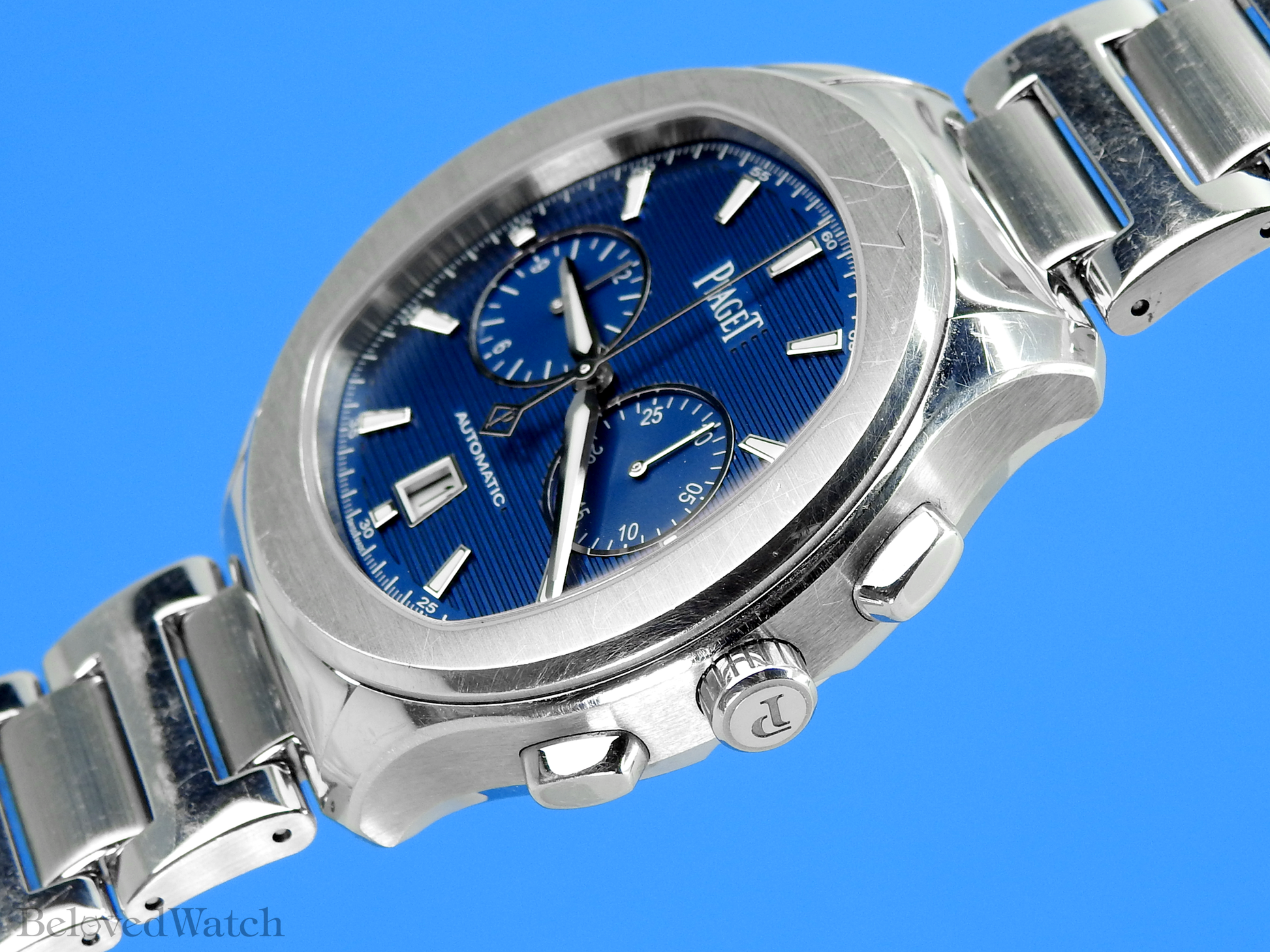 Piaget Polo S GOA41006 Blue Dial Chronograph