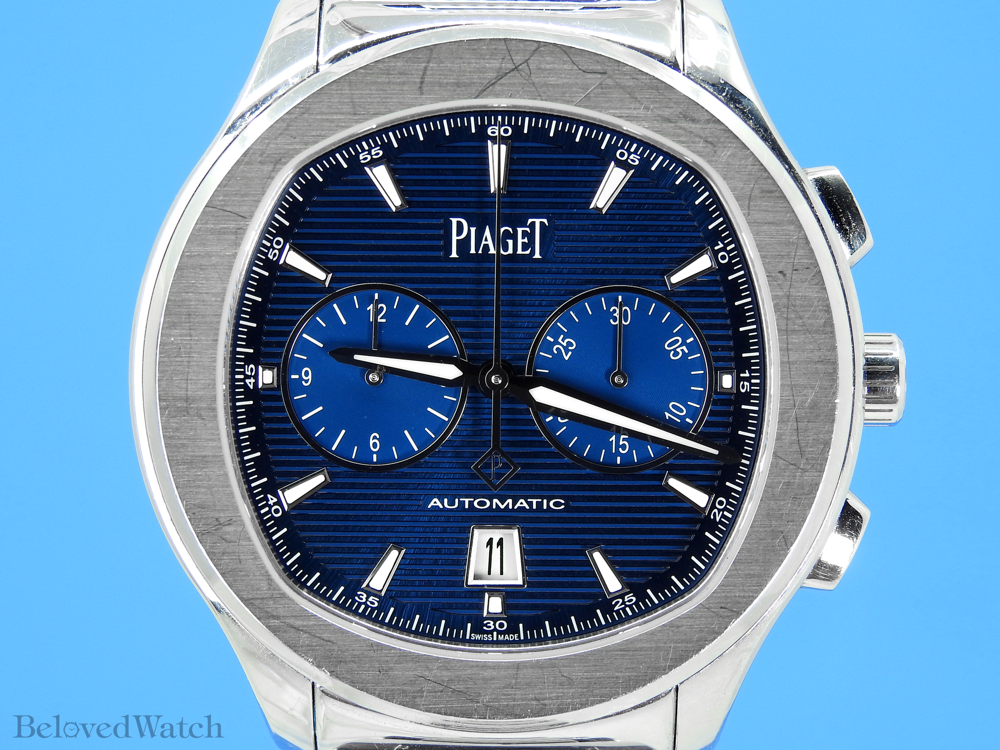 Piaget Polo S GOA41006 Blue Dial Chronograph