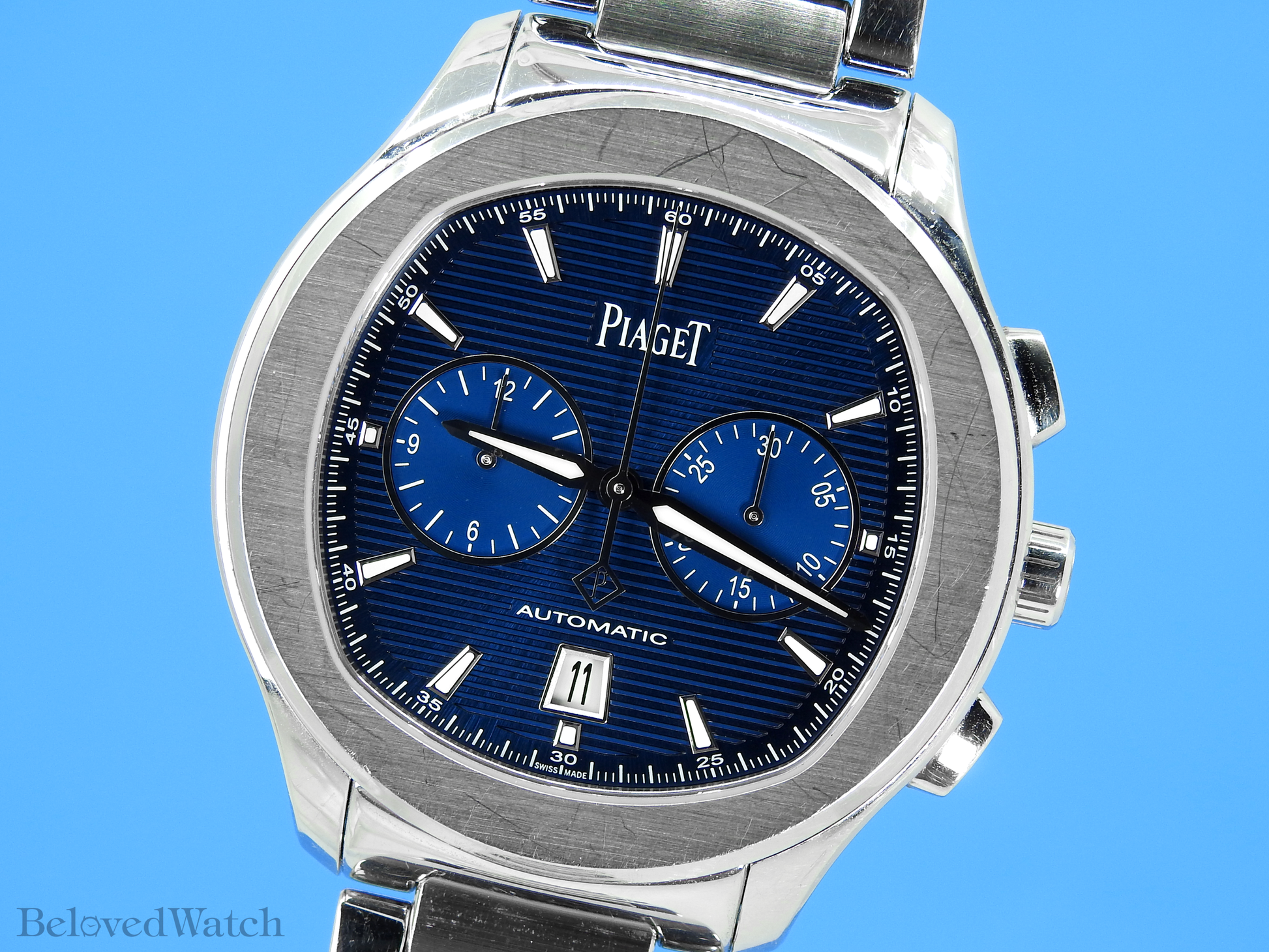 Piaget Polo S GOA41006 Blue Dial Chronograph