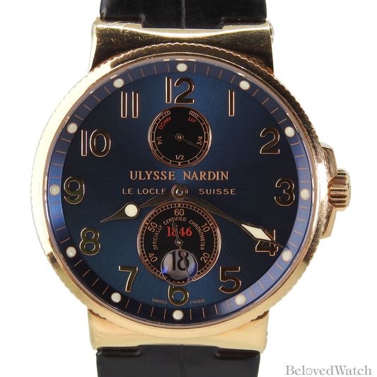 Ulysse Nardin Maxi Marine Chronometer Pink Gold 266-66 623