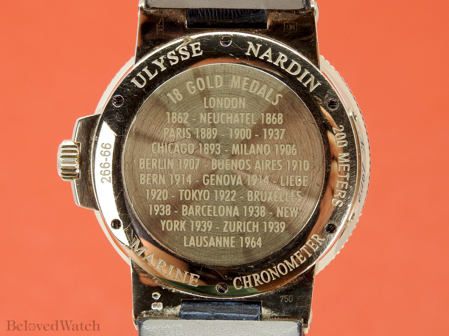 Ulysse Nardin Maxi Marine Chronometer Pink Gold 266-66 623