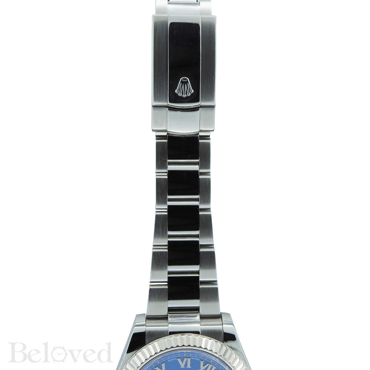 Rolex Datejust II 116334 Blue Roman Dial with Five Year Warranty Card and Rolex Box Image 5