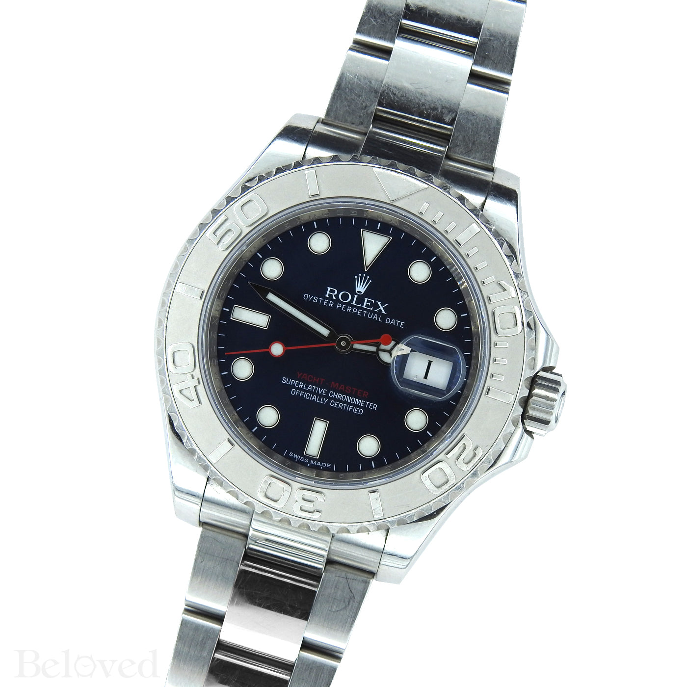 Rolex Yacht-Master 116622 Blue Dial Complete with Warranty Card & Rolex Box Image 3