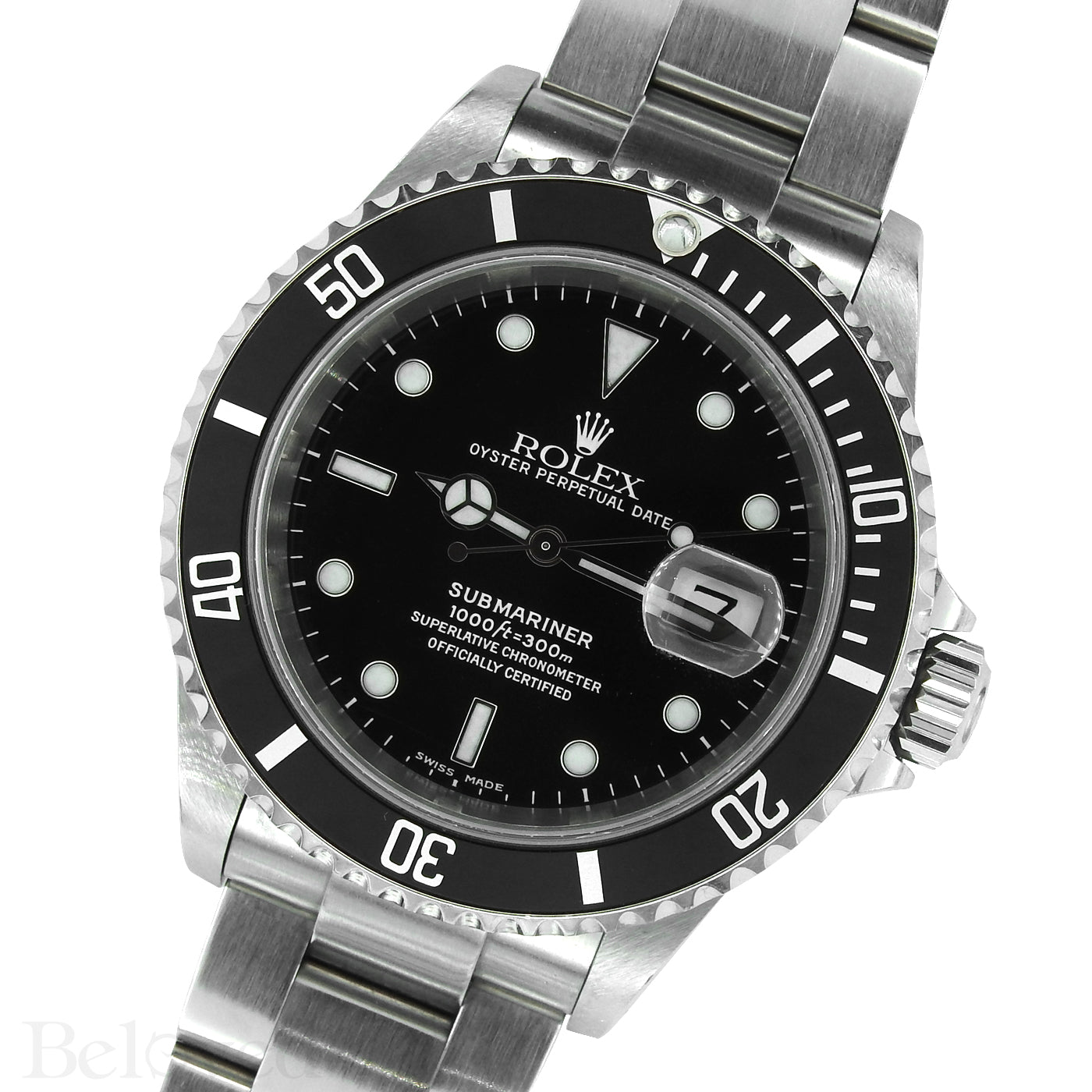 Rolex Submariner 16610 Complete with Rolex One-Year Warranty Paper and Rolex Box Image 3